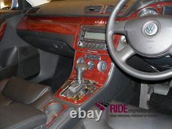 Premium Car Wood Dash Trim Kit 34 Pcs Fits Vw Touareg 2004- 2010 New Tuning Set