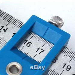 Punch Locator Drill Guide Sleeve Cabinet Hardware Jig Drawer Pull Wood Dowel Kit