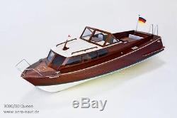 Queen 1960s Semi Scale RC Classic Sports Boat Aero-Naut Wooden Kit