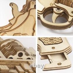 ROKR 3D DIY Wooden Puzzle Building Kits for Adults Best Gifts Jigsaw 4pcs LQ