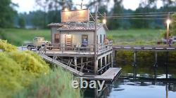 Rail Scale Miniatures HO Delwins Boat & Net Storage Kit