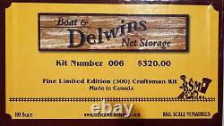 Rail Scale Miniatures HO Delwins Boat & Net Storage Kit