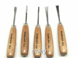 Ramelson Wood Carving Hand Chisel Gouge Tool Set Kit 15pc Gunsmith Tools
