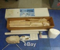 Rare Vintage ACE RC 1/3 scale weeks special 33% RC Wood Model Airplane Kit