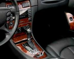 Rhd Lhd Mercedes Benz Clk 2003 -2009 New Style Dash Trim Kit Car Tuning Wood 17p