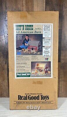 Ruff'N Rustic All American Barn Kit Model #RR-29 Real Good Toys New Old Stock