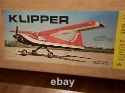 SIG KLIPPER, RC Airplane kit RARE, NIB, L@@k! Easy build, engine. 09.15, 45