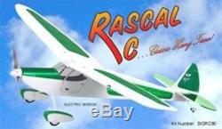 SIG Rascal RC Remote Control Balsa Wood Electric / Nitro Airplane Kit SIGRC80