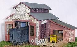 S SCALE/Sn3/Sn2 WISEMAN MODEL SERVICES BACKWOODS ENGINE HOUSE & REPAIR SHED KIT