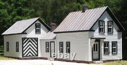 S Scale Mount Blue Model Co. Kit #1014Sa New England Connected Farm House