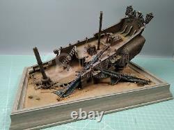 Scale 1/48 Black Pearl Wood Ship Kit Stranding Scene Sunken Pirate Ship 12.59'
