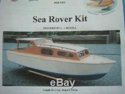 Sea Rover Boat Model Wooden boat kit Lesro models Les Rowell
