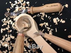 Set for spoon, bowl, kuksa wood carving Hand tools kit Wood carving tools STRYI
