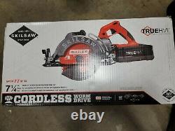 Skilsaw SPTH77M-12 7-1/4 TRUEHVL Cordless Worm Drive Saw Kit withBatt+Charger New
