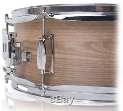 Snare Drum by Griffin Oak Wood 14x5.5 Poplar Shell Percussion Kit Set Key 14