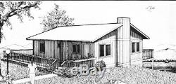 Southridge II 28 x 40 Customizable Shell Kit Home, delivered ready to build