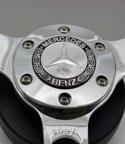 Steering Wheel Fits Mercedes R107 W107 W114 W115 W116 68-89 Wood Chrome 380mm