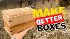 Step Up Your Box Making Game Four Corner Grain Match