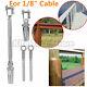 T316 Stainless Steel Height Wood Kit Quick Installation For 1/8 Cable Railing