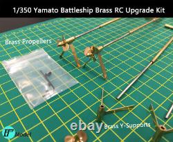 TAMIYA 1/350 Yamato Battleship Brass RC Upgrade Kit