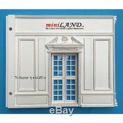 THE NEW TALL EMPRESS+ ROOM BOX KIT BY MINILAND Blue gold 112 SCALE roombox