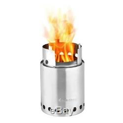 TITAN by Solo Stove Combo Kit twig burning gasifier Large Stove & Pot 1800 Set