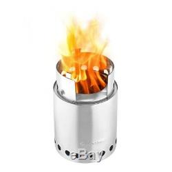 TITAN by Solo Stove Combo Kit twig burning gasifier Large Stove & Pot 1800 Set