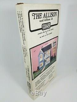 The Allison Vintage Wood Dollhouse Kit No. 77 ArtPly Doll House New SEALED Box