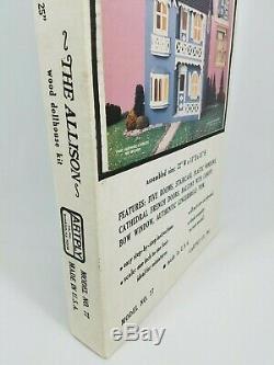 The Allison Vintage Wood Dollhouse Kit No. 77 ArtPly Doll House New SEALED Box