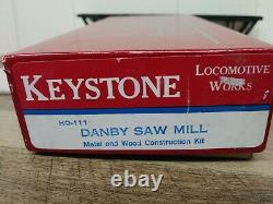 The Danby Sawmill A Wood & Cast Metal kit by Keystone withInstructions HO NEW