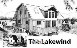 The Lakewind 28 x 36 Customizable Shell Kit Home, delivered ready to build