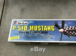Topflite P-51D Mustang Balsa kit 65, 1/7th scale ROBART Retracts