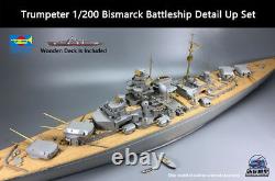 Trumpeter 1/200 Bismarck Battleship Detail Up Set Upgrade Set for 03702