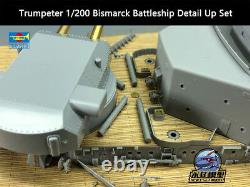 Trumpeter 1/200 Bismarck Battleship Detail Up Set Upgrade Set for 03702
