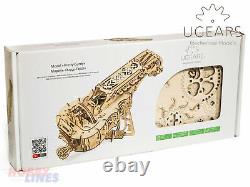 UGEARS HURDY-GURDY Musical Instrument Wooden Mechanical Puzzle model kit 70030
