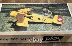 VINTAGE JUNGMEISTER PICA BIPLANE RC AIRPLANE KIT 60 Size. New In Box RARE