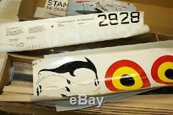 Very Rare Discontinued Svenson Stampe Sv4b 1/4 Biplane Kit Excellent Nib Kit