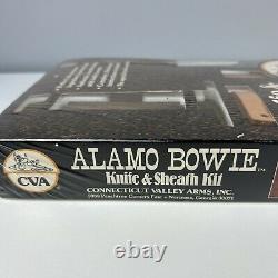 Vintage 1979 CVA Connecticut Valley Arms Alamo Bowie Knife & Sheath Kit KA903
