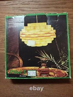 Vintage Finndecor wood lampshade kits (2) Model 5374 (1975)