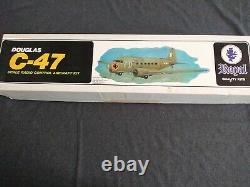 Vintage NIB Douglas C-47 Scale RC Airplane Kit Royal Wingspan 83 1/8 NICE