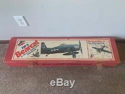 Vintage New TopFlite Top Flite F8F-2 F8F Bearcat Balsa Wood RC Airplane Kit