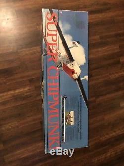 Vintage model RC airplane Kit NIB Goldberg Super Chipmunk. 60 very sharp