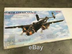 Wing Mfg'S NORTH AMERICAN B-25 Michell WWII Bomber R/C Model Airplane Kit
