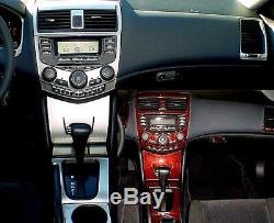 Wood Dash Trim Auto Kit 30pcs Fits Honda Accord 4door 2003-2007 New Interior Car