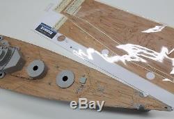 Wood Deck for 1/200 Bismarck (fitsTrumpeter kit) by Scaledecks. Com LCD-23