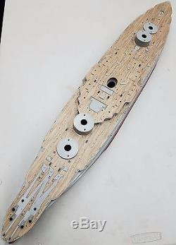 Wood Deck for 1/200 USS Arizona (fits Trumpeter kit) by Scaledecks. Com LCD-21