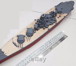 Wood Deck for 1/200 Yamato fits classic Nichimo kit by Scaledecks. Com