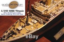 Wood Deck for 1/350 Titanic Academy or Minicraft kits by Scaledecks. Com