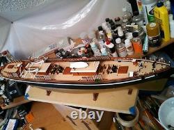 Wood Deck for 1/96 Cutty Sark (fits Revell kit) by Scaledecks. Com LCD-10