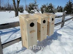 Wood Duck Nest Box Kits (3 pack) White Cedar